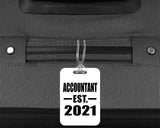 Accountant Established EST. 2021 - Luggage Bag Tag