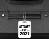 Actuary Established EST. 2021 - Luggage Bag Tag