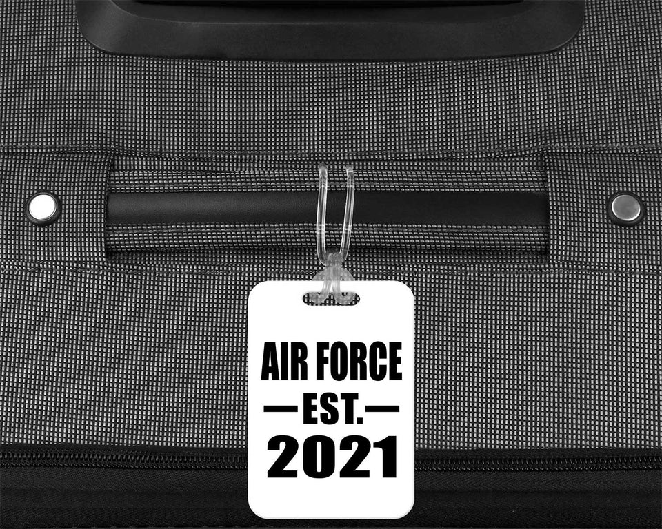 Air Force Established EST. 2021 - Luggage Bag Tag