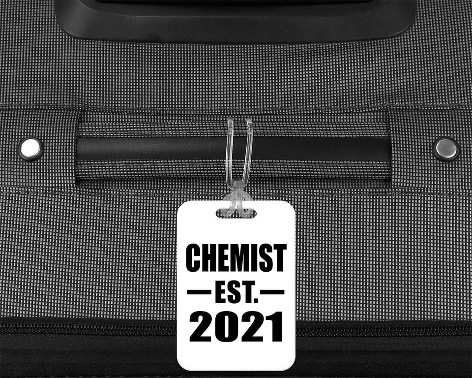Chemist Established EST. 2021 - Luggage Bag Tag
