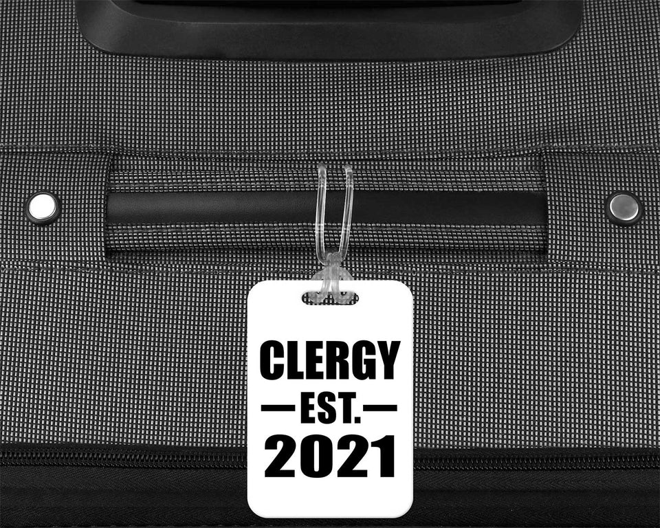 Clergy Established EST. 2021 - Luggage Bag Tag