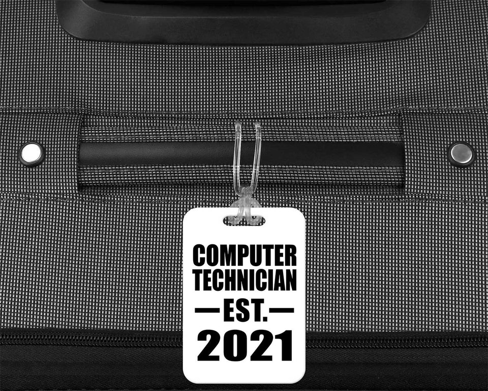 Computer Technician Established EST. 2021 - Luggage Bag Tag