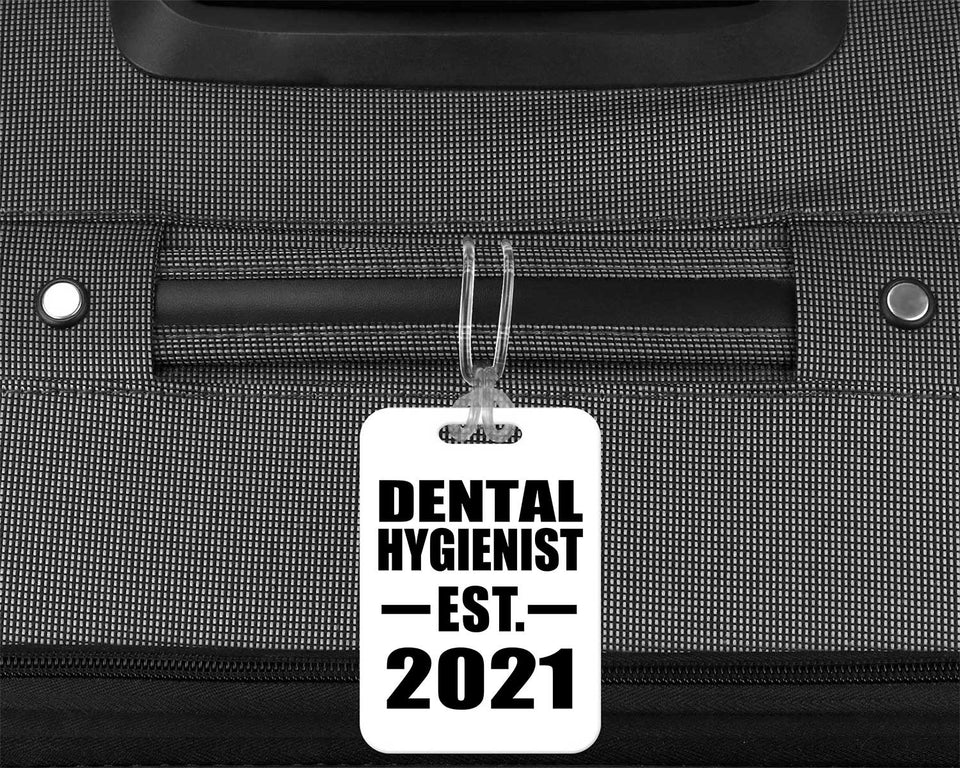 Dental Hygienist Established EST. 2021 - Luggage Bag Tag