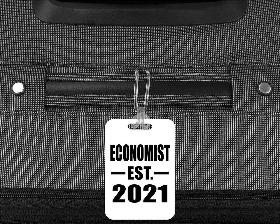 Economist Established EST. 2021 - Luggage Bag Tag