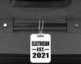 Electrician Established EST. 2021 - Luggage Bag Tag