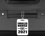 Enrolled Nurse Established EST. 2021 - Luggage Bag Tag