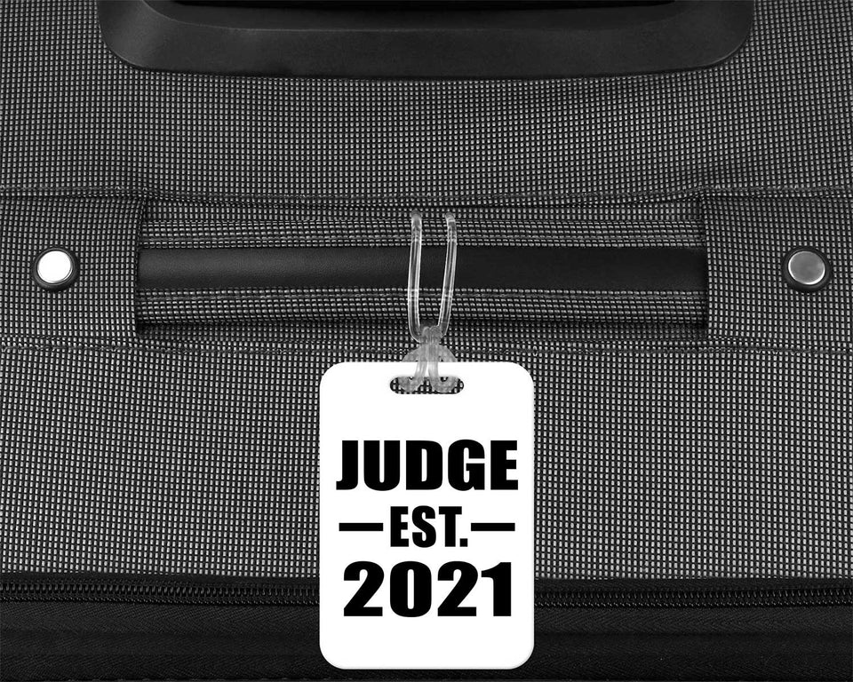 Judge Established EST. 2021 - Luggage Bag Tag