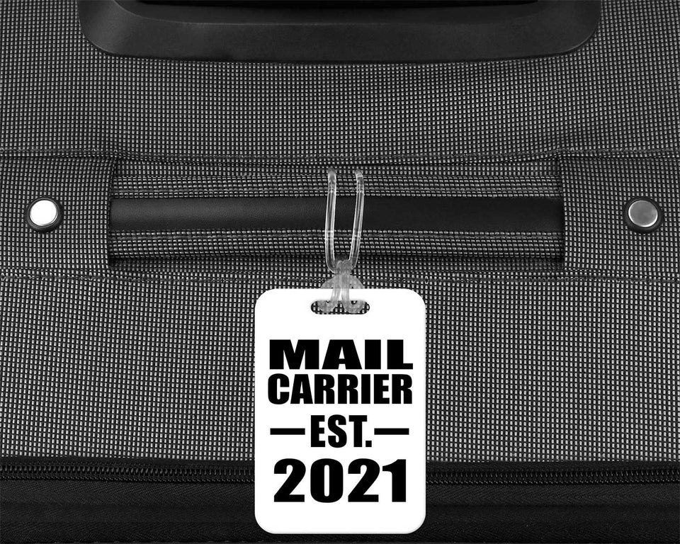 Mail Carrier Established EST. 2021 - Luggage Bag Tag