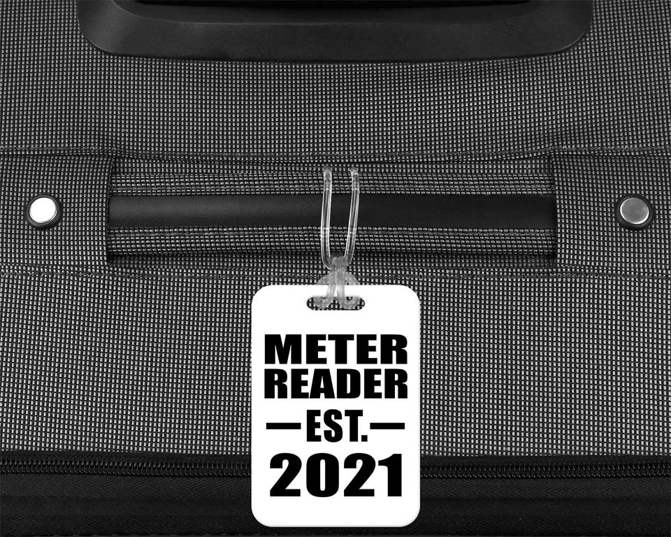 Meter Reader Established EST. 2021 - Luggage Bag Tag