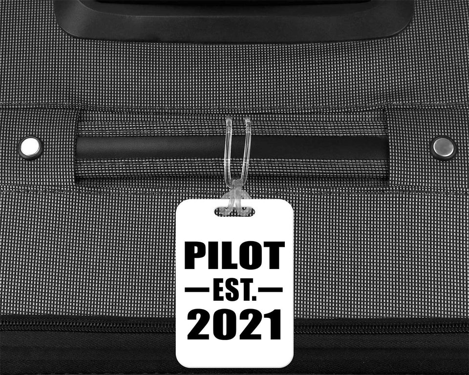 Pilot Established EST. 2021 - Luggage Bag Tag