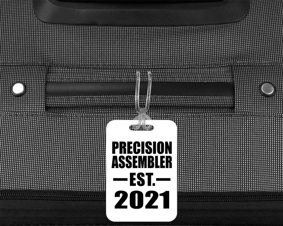 Precision Assembler Established EST. 2021 - Luggage Bag Tag