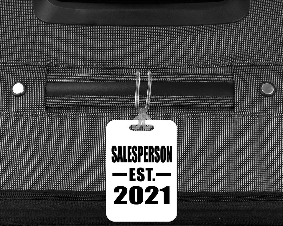 Salesperson Established EST. 2021 - Luggage Bag Tag