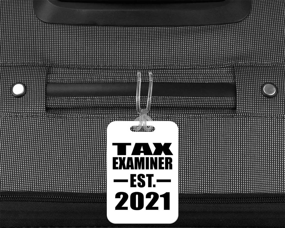 Tax Examiner Established EST. 2021 - Luggage Bag Tag