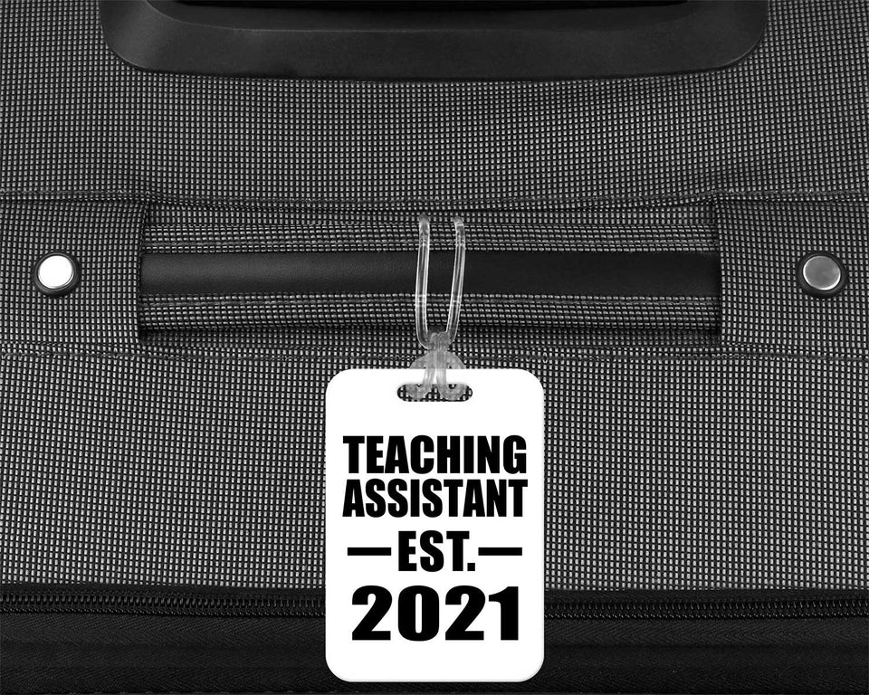 Teaching Assistant Established EST. 2021 - Luggage Bag Tag