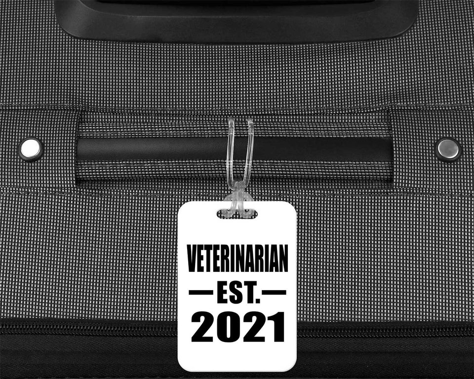 Veterinarian Established EST. 2021 - Luggage Bag Tag