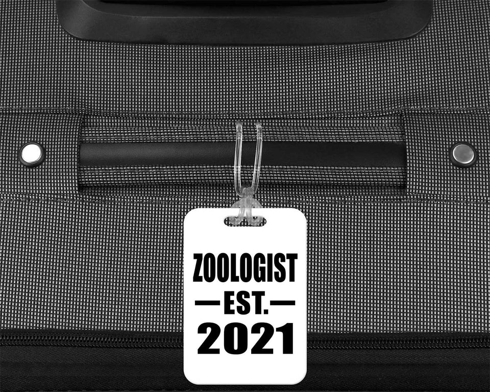 Zoologist Established EST. 2021 - Luggage Bag Tag