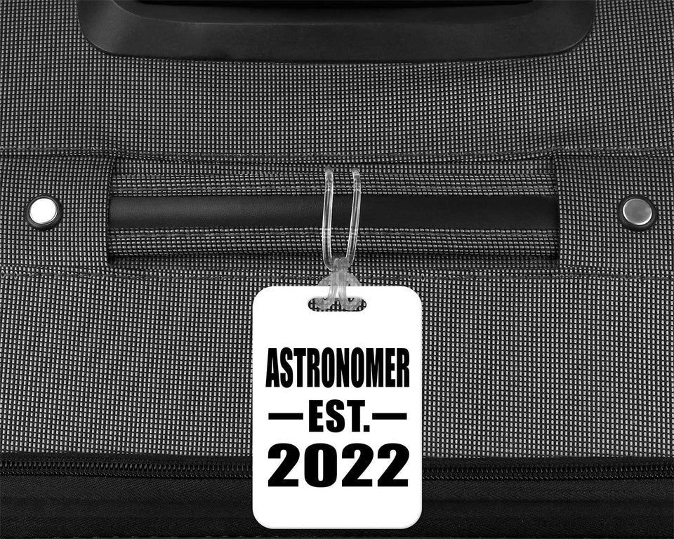 Astronomer Established EST. 2022 - Luggage Bag Tag