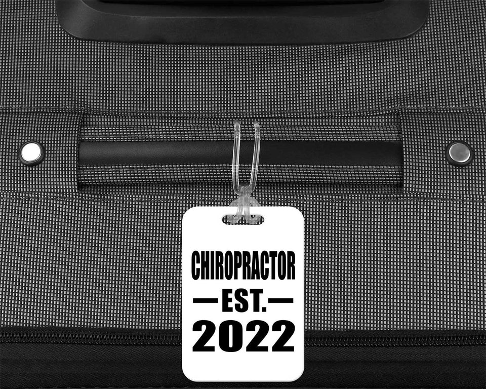 Chiropractor Established EST. 2022 - Luggage Bag Tag