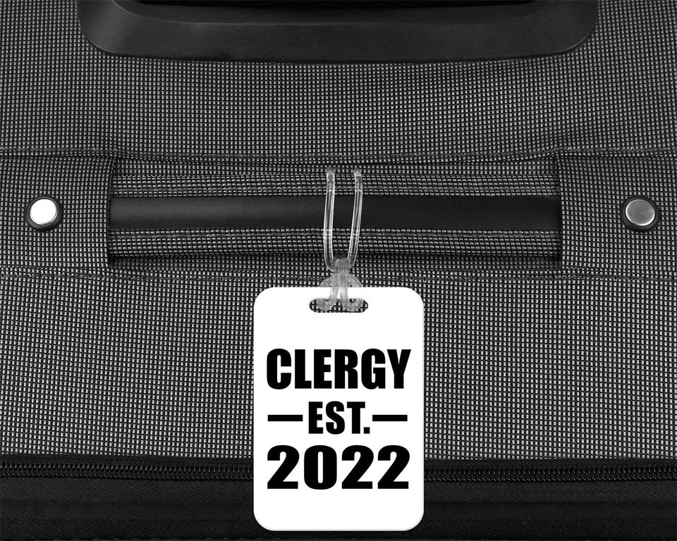 Clergy Established EST. 2022 - Luggage Bag Tag