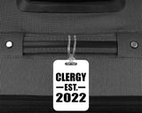 Clergy Established EST. 2022 - Luggage Bag Tag