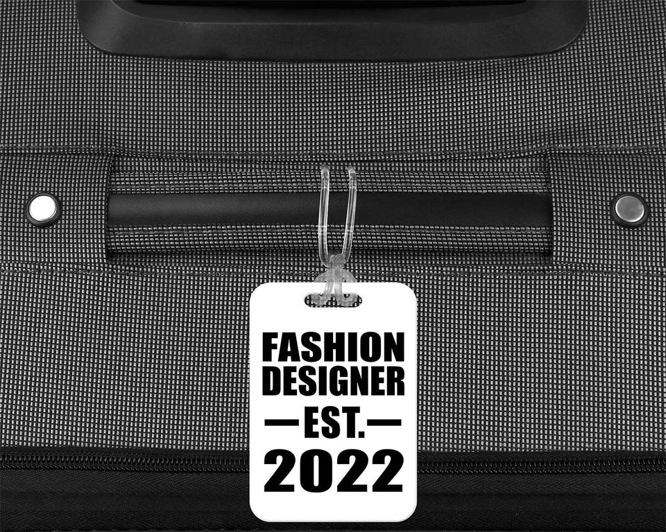 Fashion Designer Established EST. 2022 - Luggage Bag Tag