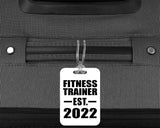 Fitness Trainer Established EST. 2022 - Luggage Bag Tag