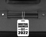 Industrial Engineer Established EST. 2022 - Luggage Bag Tag