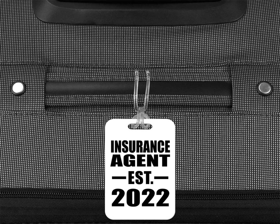 Insurance Agent Established EST. 2022 - Luggage Bag Tag