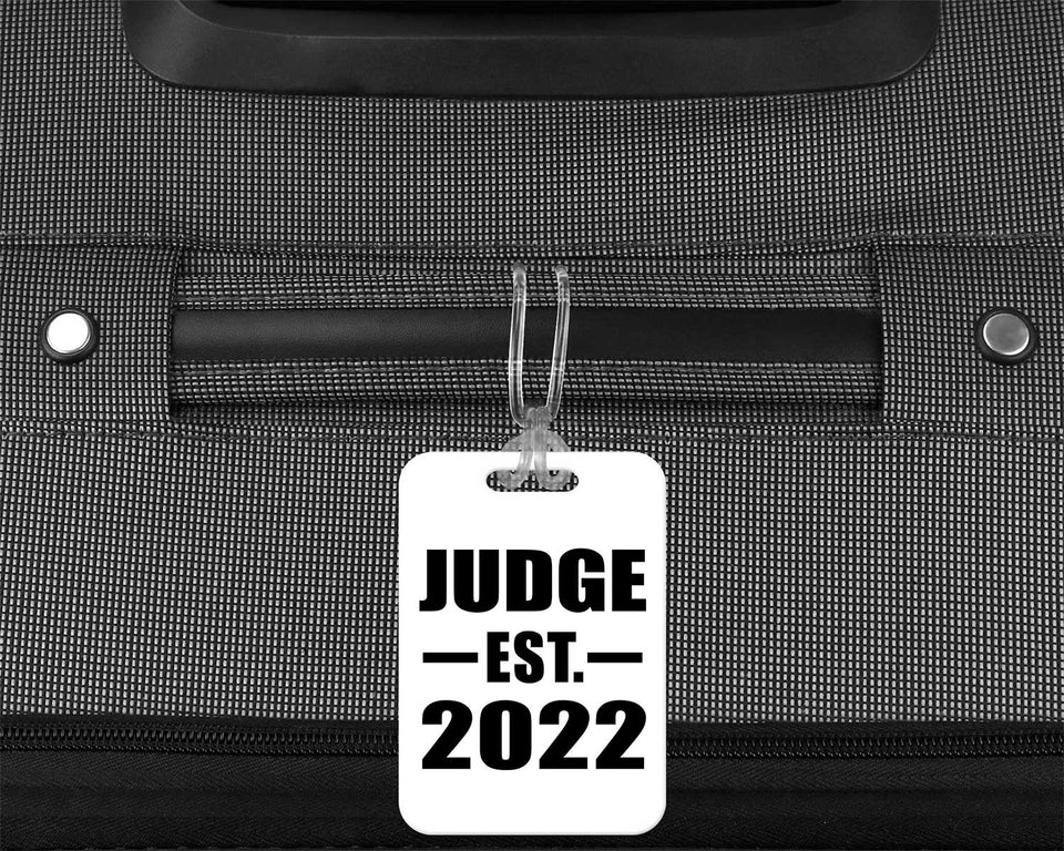 Judge Established EST. 2022 - Luggage Bag Tag