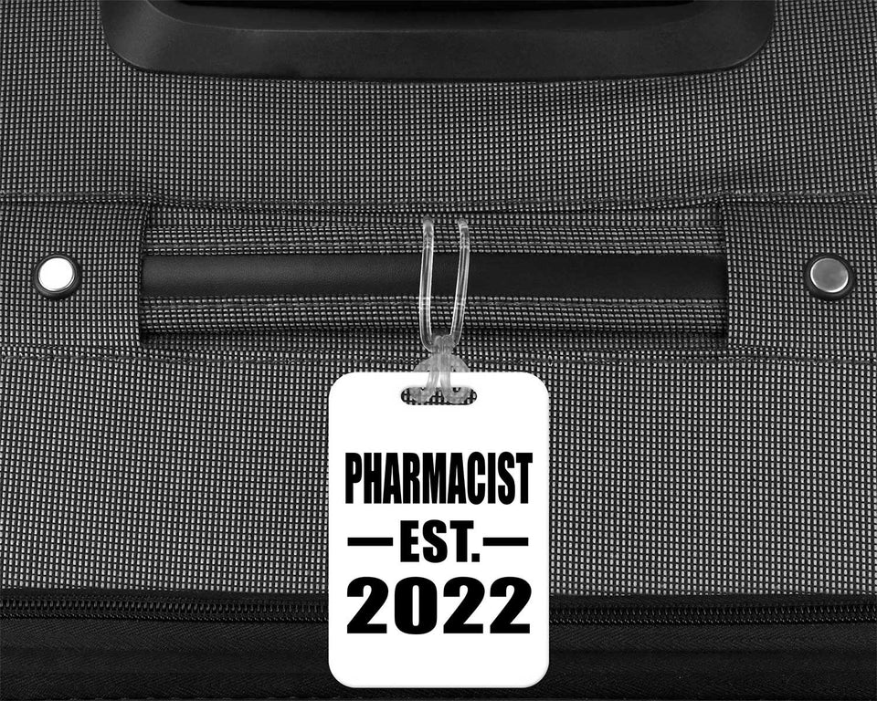 Pharmacist Established EST. 2022 - Luggage Bag Tag