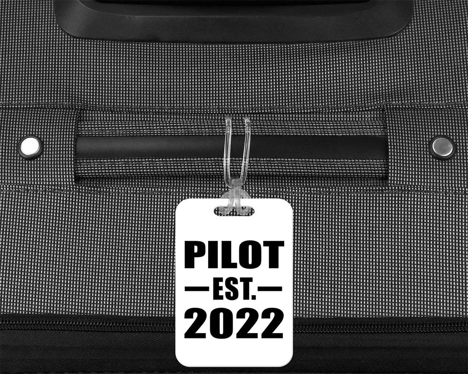 Pilot Established EST. 2022 - Luggage Bag Tag