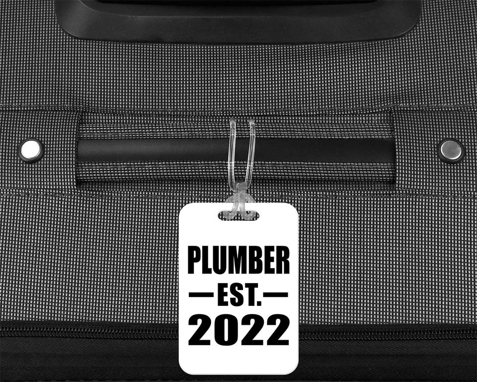 Plumber Established EST. 2022 - Luggage Bag Tag