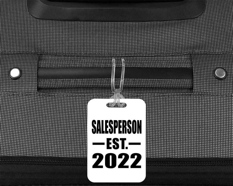 Salesperson Established EST. 2022 - Luggage Bag Tag