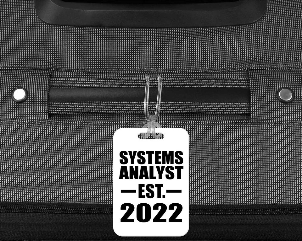 Systems Analyst Established EST. 2022 - Luggage Bag Tag