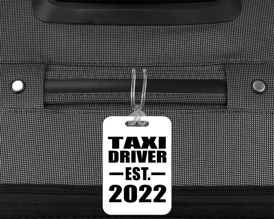 Taxi Driver Established EST. 2022 - Luggage Bag Tag