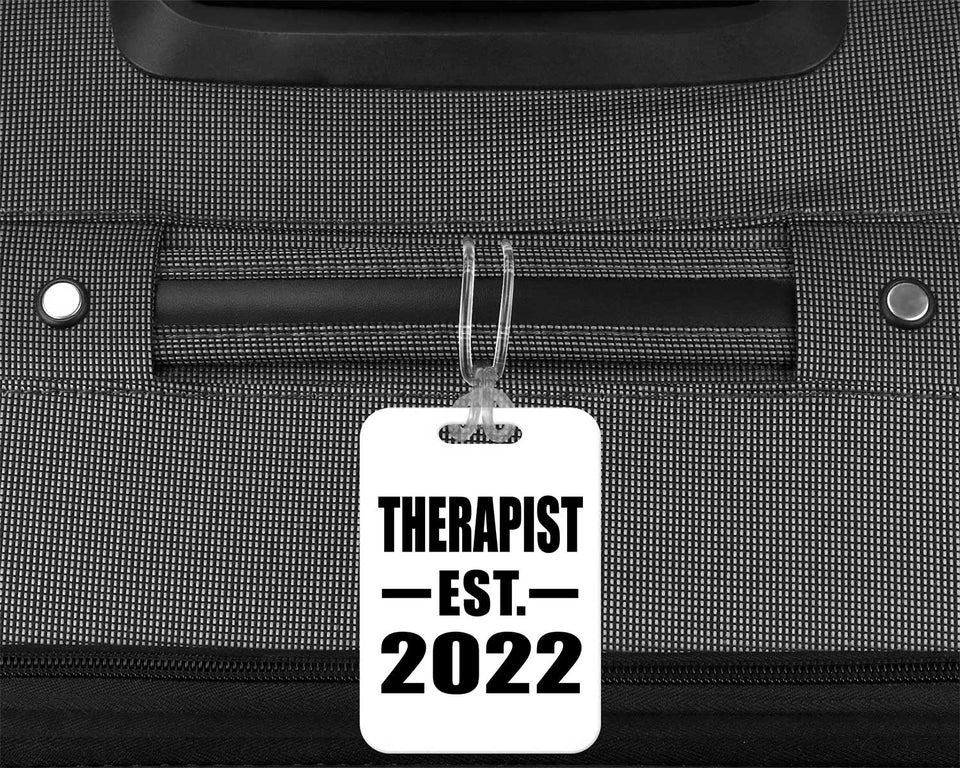 Therapist Established EST. 2022 - Luggage Bag Tag