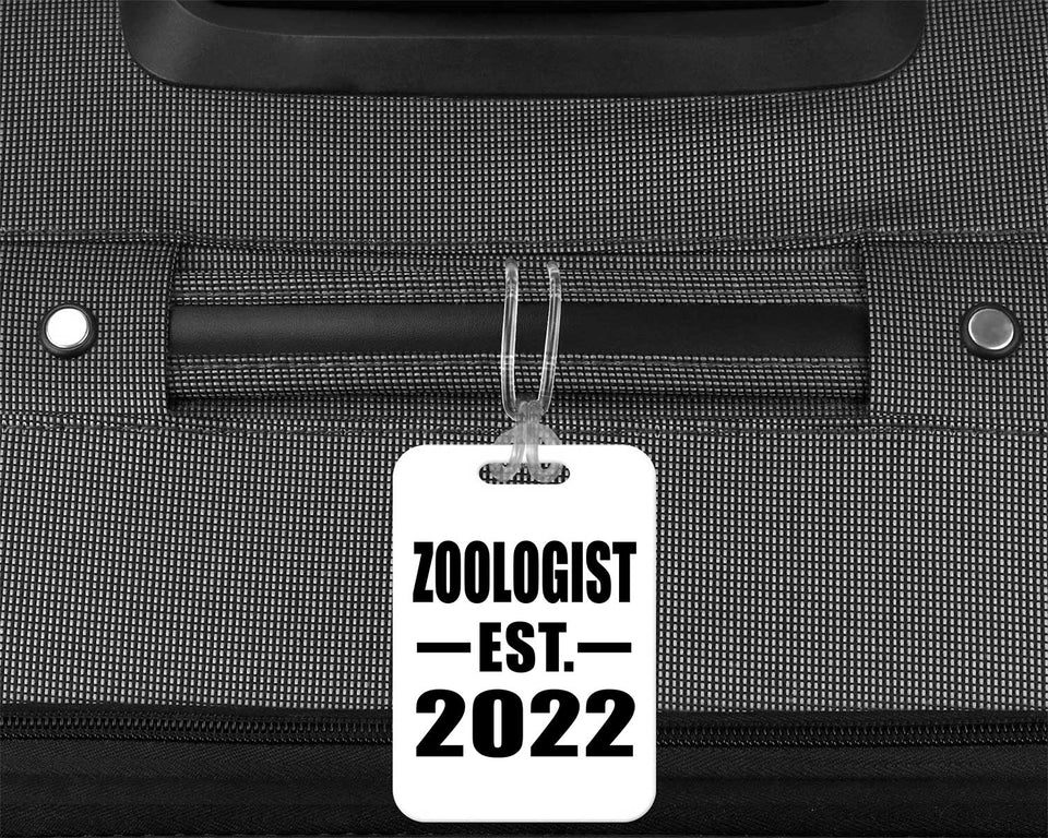 Zoologist Established EST. 2022 - Luggage Bag Tag