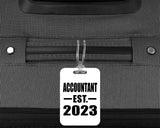 Accountant Established EST. 2023 - Luggage Bag Tag