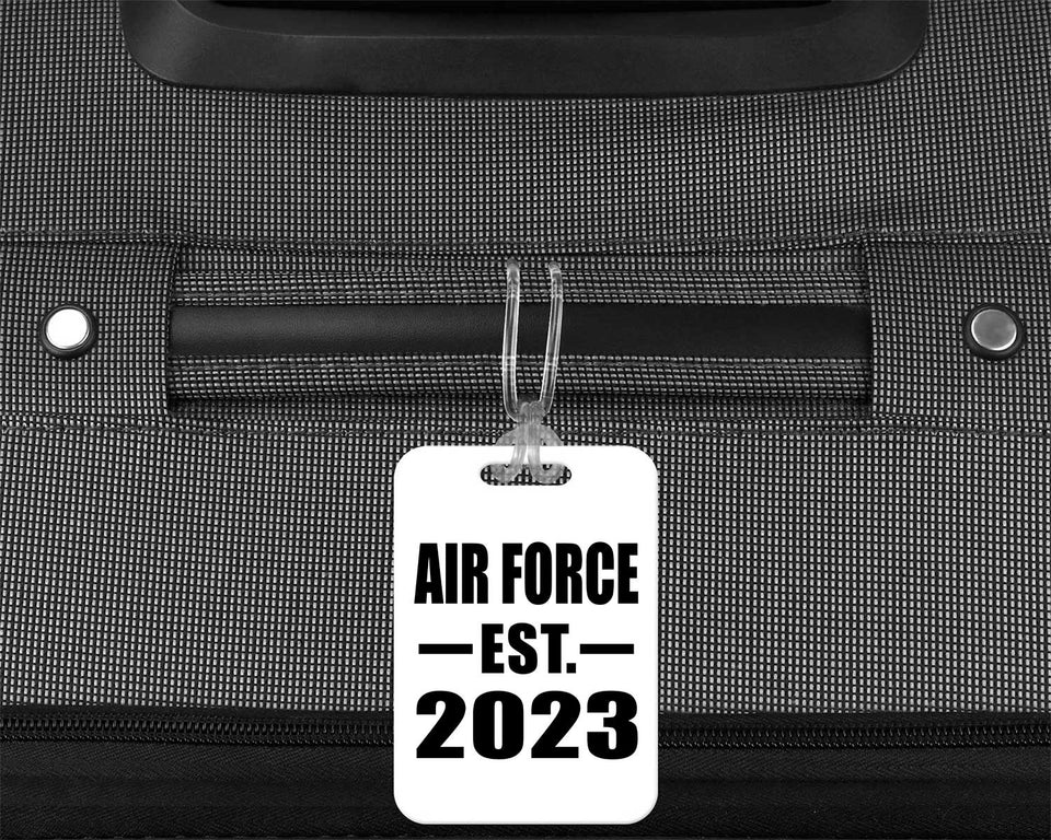 Air Force Established EST. 2023 - Luggage Bag Tag