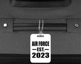 Air Force Established EST. 2023 - Luggage Bag Tag