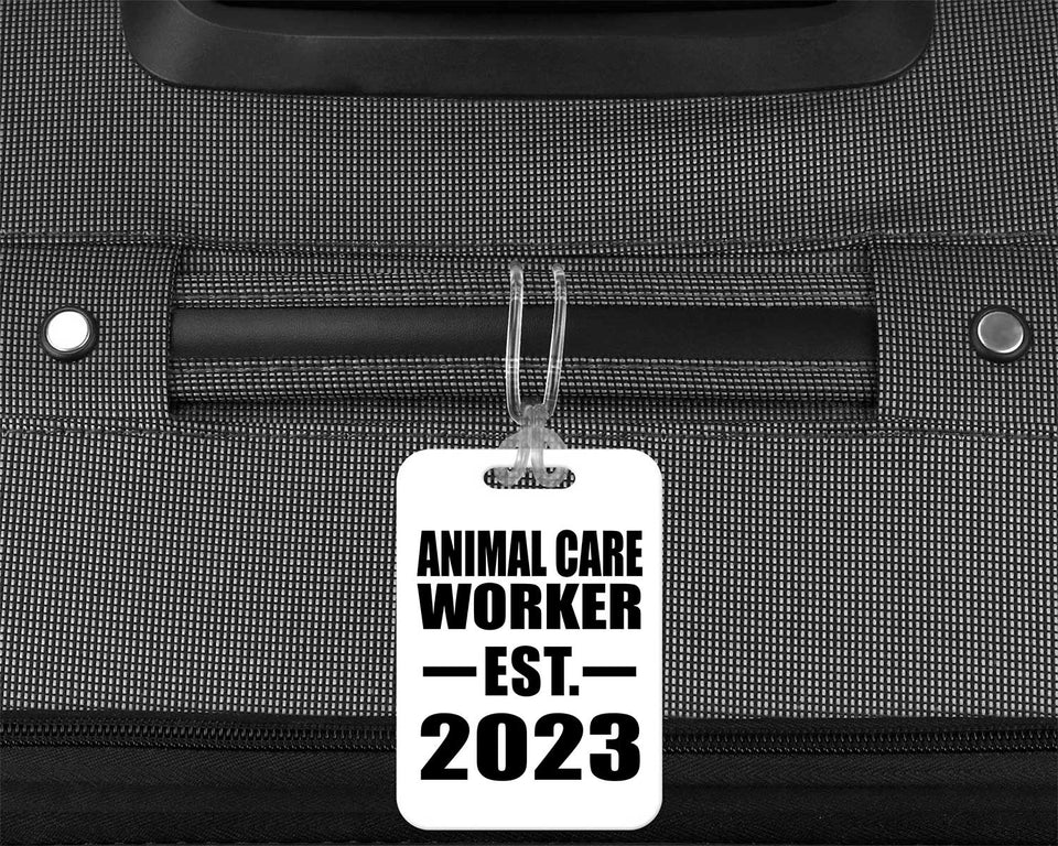 Animal Care Worker Established EST. 2023 - Luggage Bag Tag