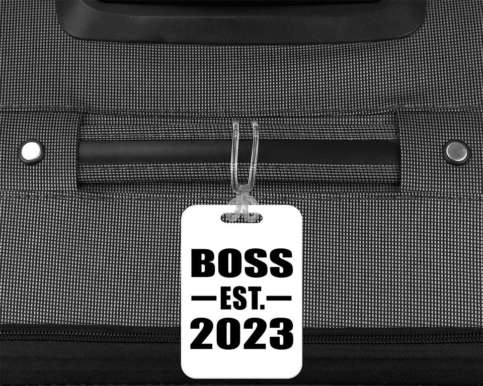 Boss Established EST. 2023 - Luggage Bag Tag