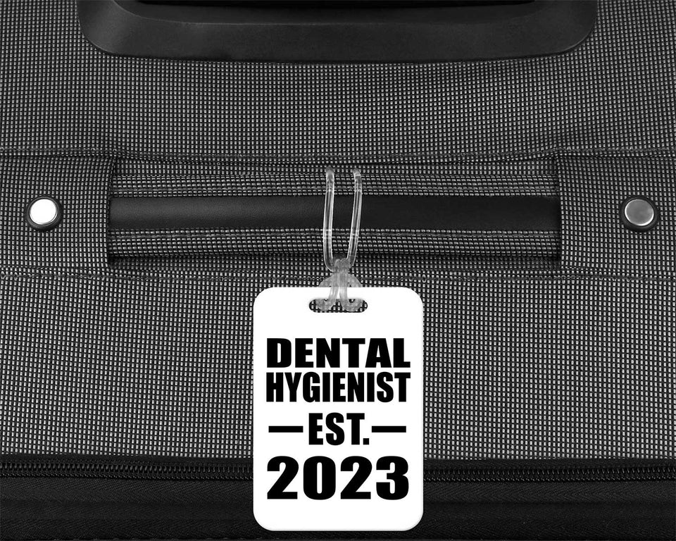 Dental Hygienist Established EST. 2023 - Luggage Bag Tag