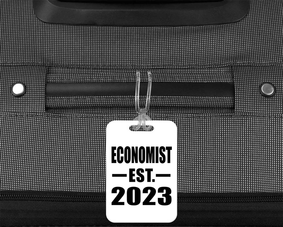 Economist Established EST. 2023 - Luggage Bag Tag