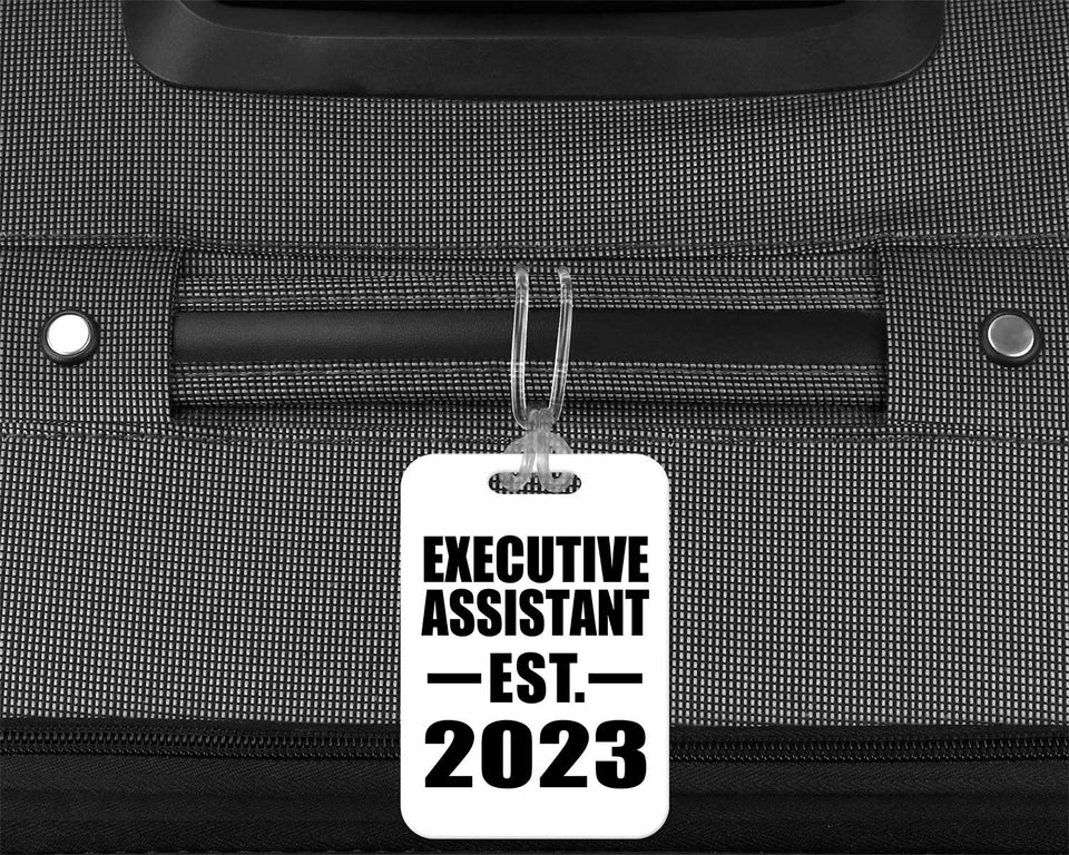 Executive Assistant Established EST. 2023 - Luggage Bag Tag