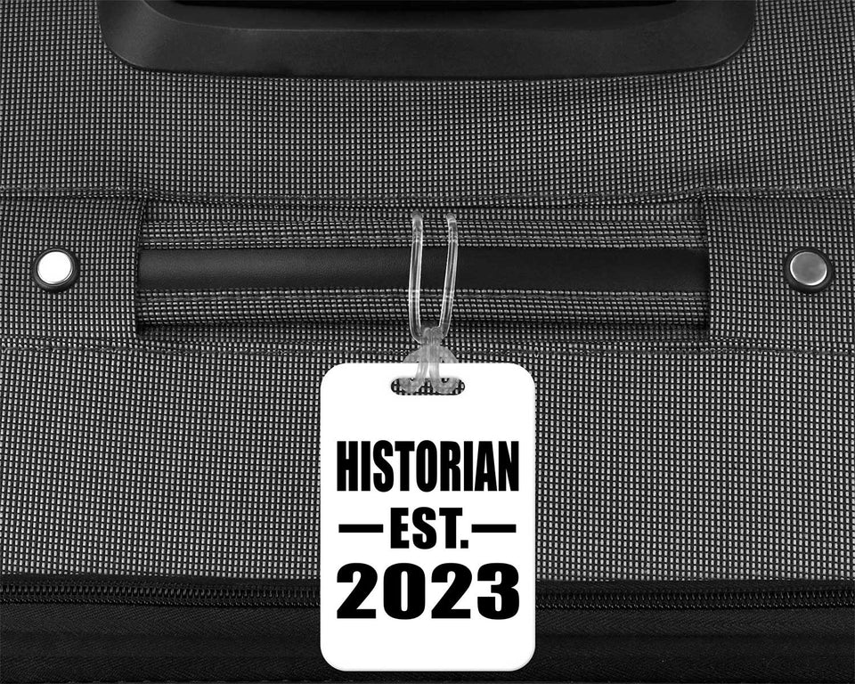 Historian Established EST. 2023 - Luggage Bag Tag