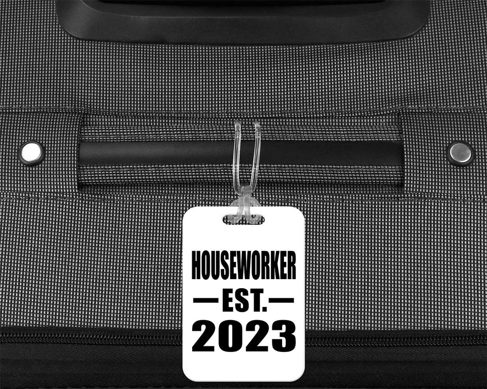 Houseworker Established EST. 2023 - Luggage Bag Tag