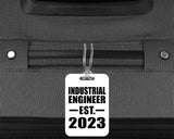 Industrial Engineer Established EST. 2023 - Luggage Bag Tag