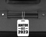 Janitor Established EST. 2023 - Luggage Bag Tag