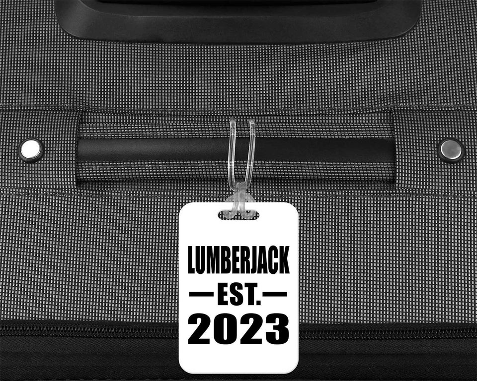 Lumberjack Established EST. 2023 - Luggage Bag Tag